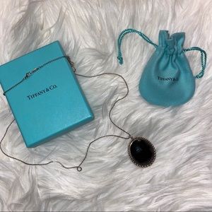 Tiffany & Co. Ziegfeld Black Onyx Oval Necklace